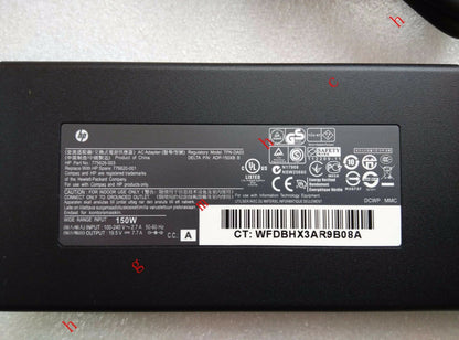 OEM HP 150W Slim AC Adapter for HP ZBook Studio G3,776620-001 Mobile Workstation