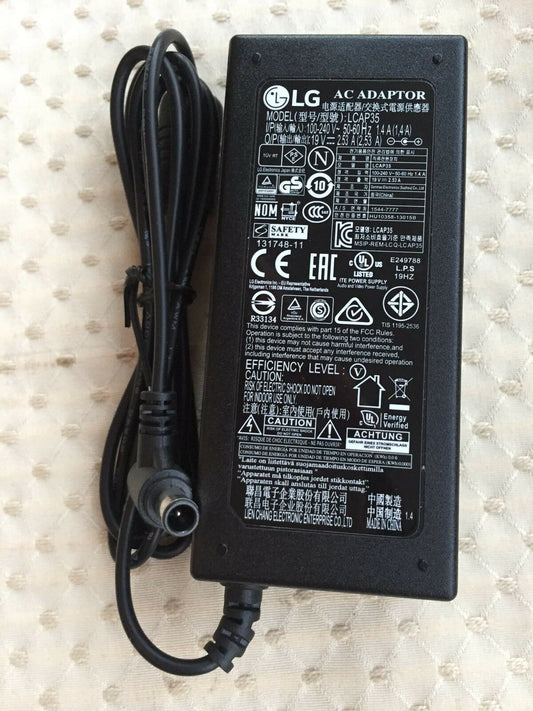 Original OEM LG 29UM65-P,29UM65D 29" IPS LED Monitor,LCAP35 19V 2.53A AC Adapter