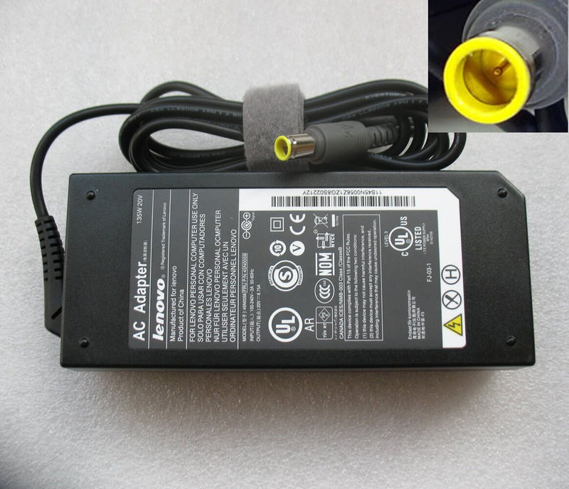 Original OEM 135W 20V 6.75A AC Power Adapter for Lenovo ThinkPad T510,T510i,W510