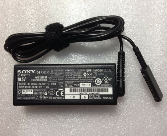 Original OEM Sony Tablet S SGPAC10V1,ADP-30KH A 10.5V 2.9A AC Power Adapter+Cord