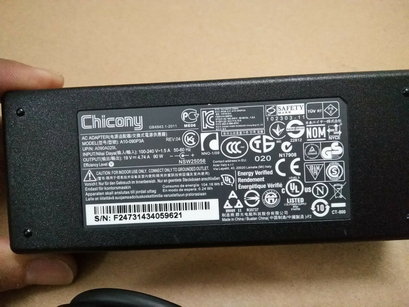 New Original Chicony Acer 90W 19V AC Adapter for Acer Aspire AZ3-710-UR59 AIO PC