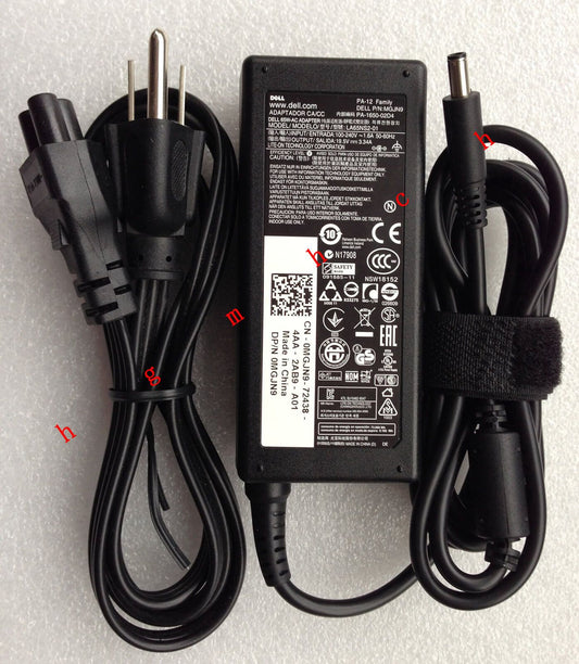 Original OEM Dell 65W 19.5V AC Adapter for Inspiron 15 3000/i3541-2000BLK Laptop
