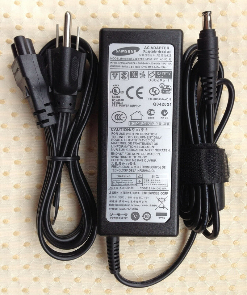 @New Original Genuine OEM Samsung 90W Power Cord/Charger NP300V5A-A0EUS Notebook