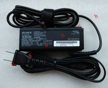 @Original OEM Sony VGP-AC19V73 AC Adapter for Vaio Fit 13A SVF13N27PXB Flip PC