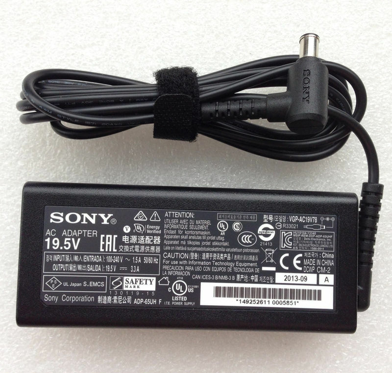 @New Original OEM Sony 65W AC Adapter for Sony VAIO Fit 15A SVF15N17CXB Flip PC