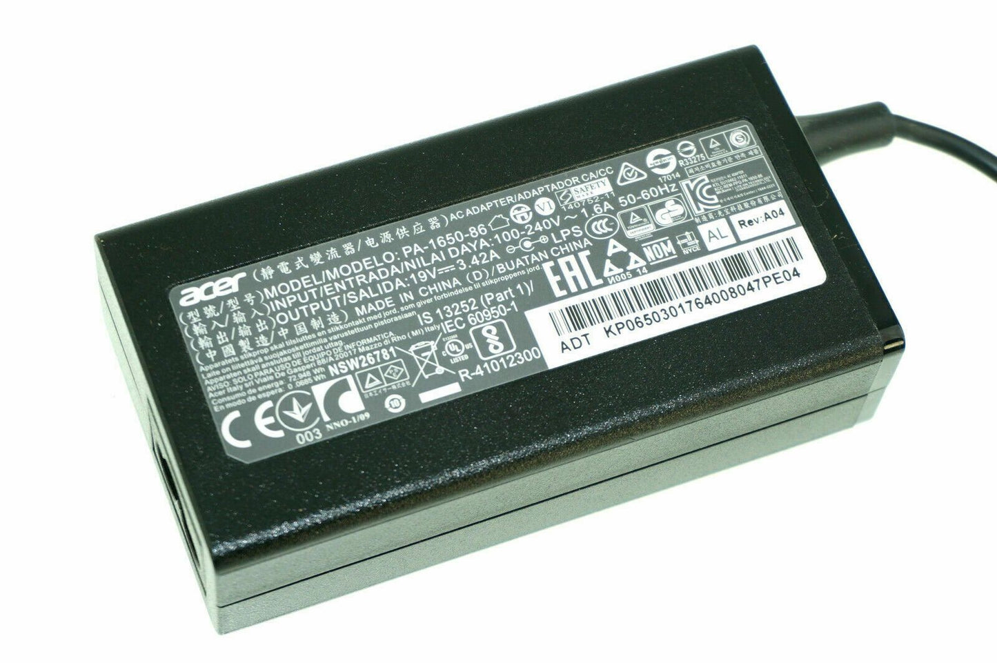 @New Original Acer AC Adapter&Cord/Charger for Acer Aspire C22-860 Series AIO PC