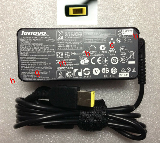 Original Genuine OEM Lenovo 45W AC Adapte for ThinkPad X240 20AL000QTW Ultrabook