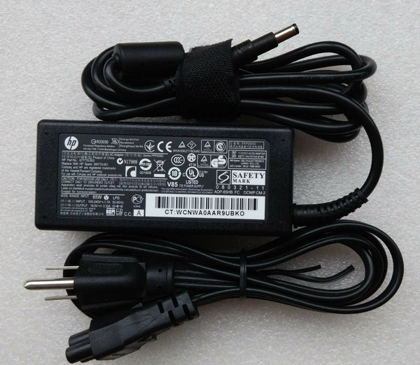 Original OEM HP 65W AC/DC Adapter for HP Pavilion TouchSmart 15-b161nr Sleekbook
