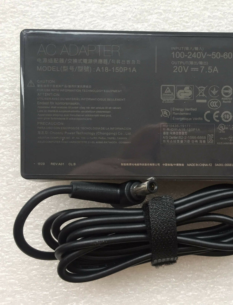 Original ASUS 20V 7.5A AC Adapter&Cord for ASUS ROG G731GT-AU043T Gaming Laptop