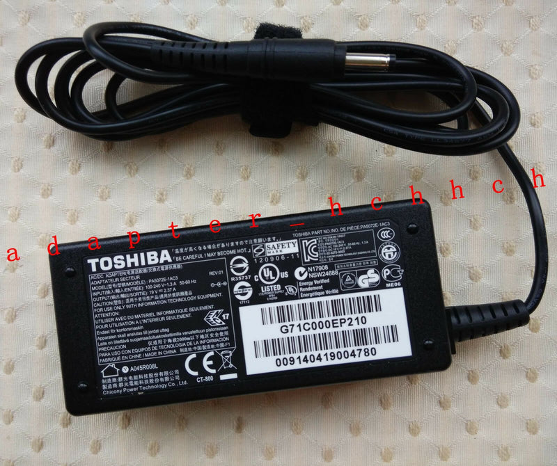 @Original OEM Toshiba 45W AC Adapter for Satellite U920t-00S,U920t-01Q,U920t-01Y